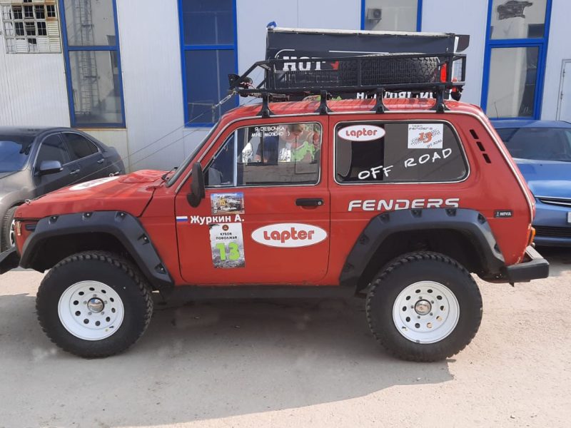 Расширители колесных арок Lada Niva 3-дверная (максимальный рез) ТКН21ТР