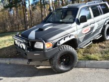 Расширители колесных арок Mitsubishi Pajero Sport (вылет 70 мм) под силовой бампер MPS