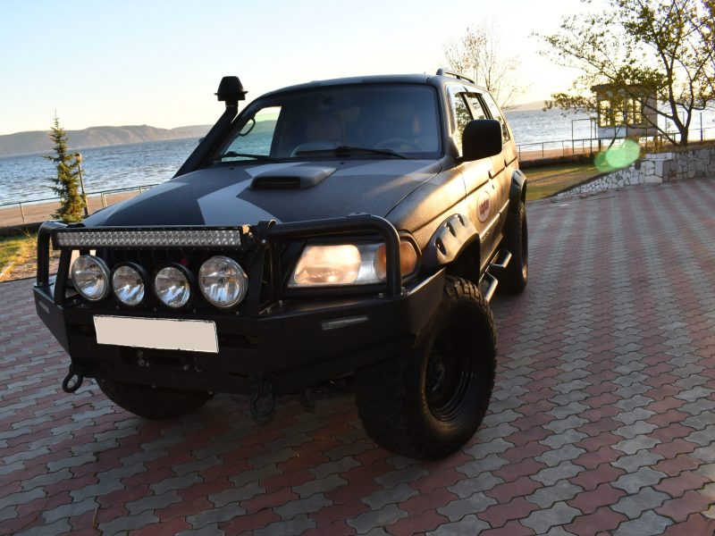 Расширители колесных арок Mitsubishi Pajero Sport (вылет 70 мм) под силовой бампер MPS