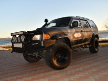 Расширители колесных арок Mitsubishi Pajero Sport (вылет 70 мм) под силовой бампер MPS