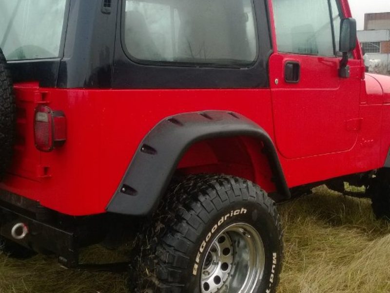 Расширители колесных арок Jeep Wrangler (спереди 140 мм, сзади 140 мм) JR