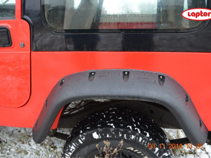 Расширители колесных арок Jeep Wrangler (спереди 140 мм, сзади 140 мм) JR