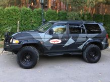 Расширители колесных арок Mitsubishi Pajero Sport (вылет 70 мм) под силовой бампер MPS