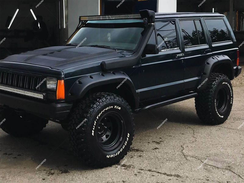 Расширители колесных арок Jeep Cherokee XJ (передние 120 мм, задние 90 мм) JC