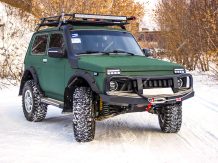 Расширители колесных арок Lada Niva 3-дверная под резаные арки ТКН21