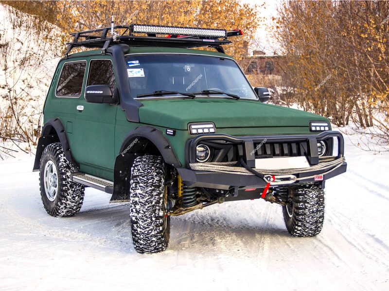 Расширители колесных арок Lada Niva 3-дверная под резаные арки ТКН21