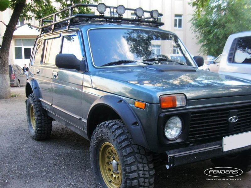 Расширители колесных арок Lada 4X4 5D (резаные арки) ТКН2131