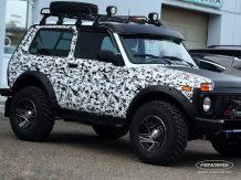 Расширители колесных арок Lada Niva 3-дверная под резаные арки ТКН21