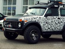 Расширители колесных арок Lada Niva 3-дверная под резаные арки ТКН21