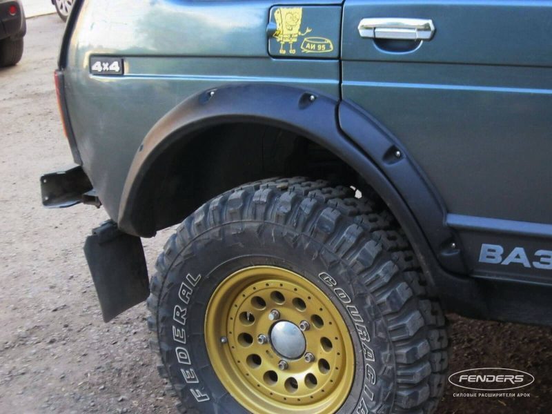 Расширители колесных арок Lada 4X4 5D (резаные арки) ТКН2131