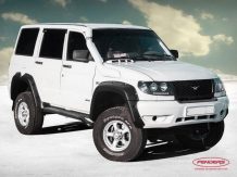 Расширители колесных арок UAZ Patriot (без накладок на бампер) ТКУ3163С