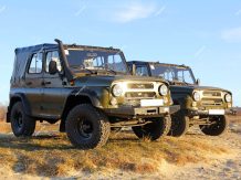 Расширители колесных арок UAZ Hunter (резаные кромки крыльев) ТКУ05