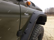 Расширители колесных арок UAZ Hunter (резаные кромки крыльев) ТКУ05