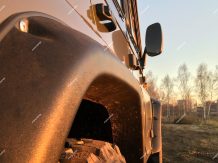 Расширители колесных арок UAZ Hunter (резаные кромки крыльев) ТКУ05