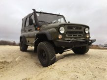 Расширители колесных арок UAZ Hunter (резаные кромки крыльев) ТКУ05