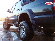 Расширители колесных арок UAZ Patriot Pickup дорестайл (до 2015г.) (с накладками на бампер) ТКУ31Р