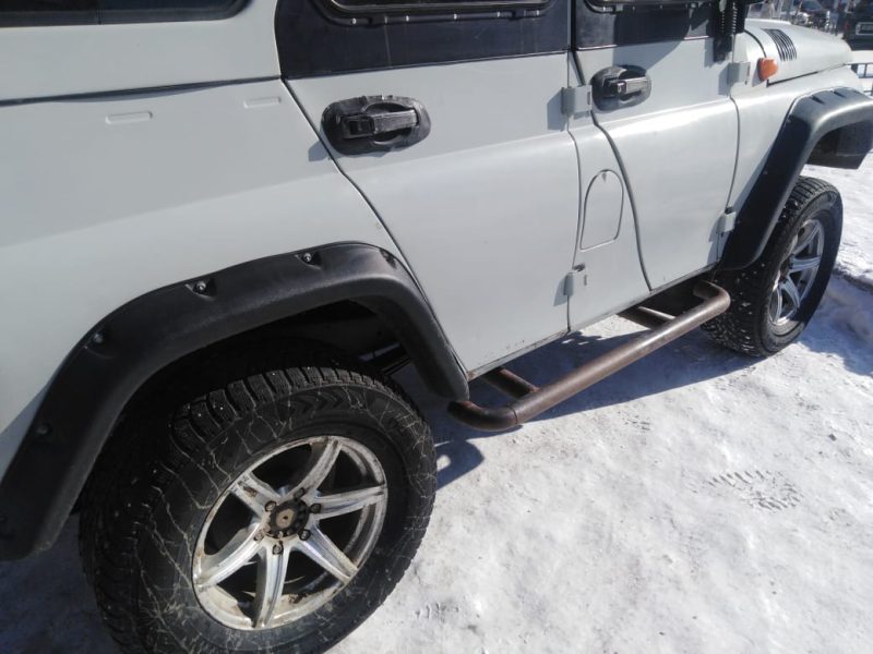 Расширители колесных арок UAZ Hunter предние стандартные, задние резаные арки ТКУ03/05
