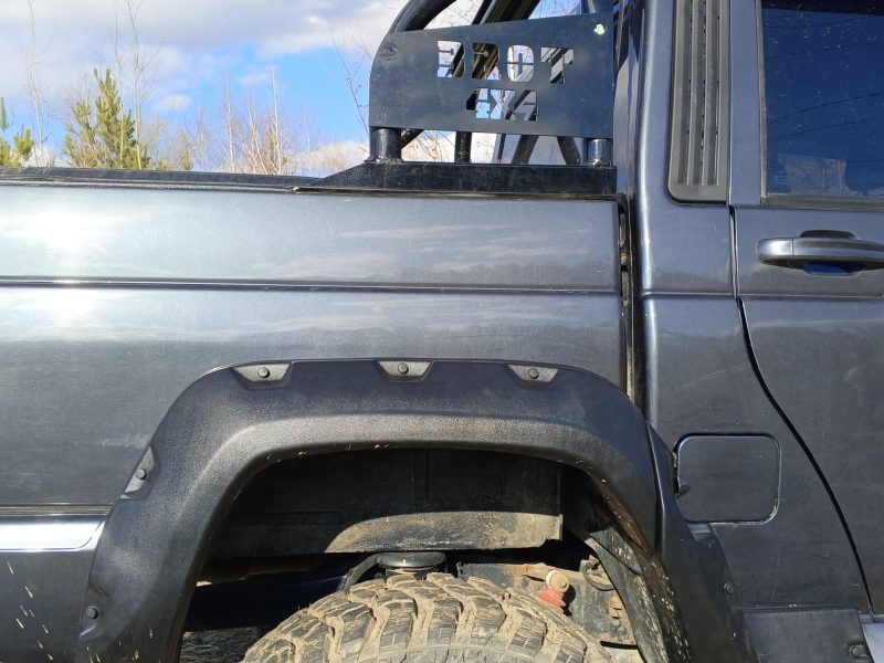Расширители колесных арок UAZ Patriot Pickup Рестайлинг (с накладками на бампер) ТКУ31PR