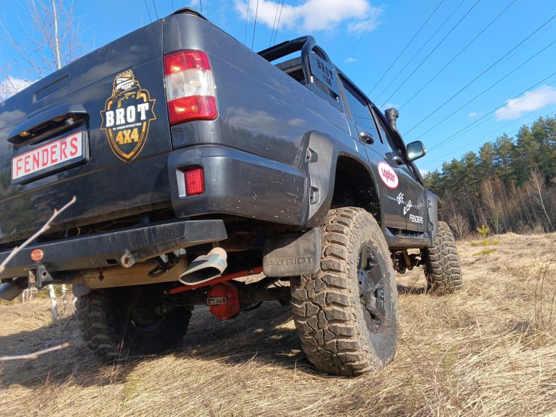 Расширители колесных арок UAZ Patriot Pickup Рестайлинг (без накладок на бампер) ТКУ31 PRC