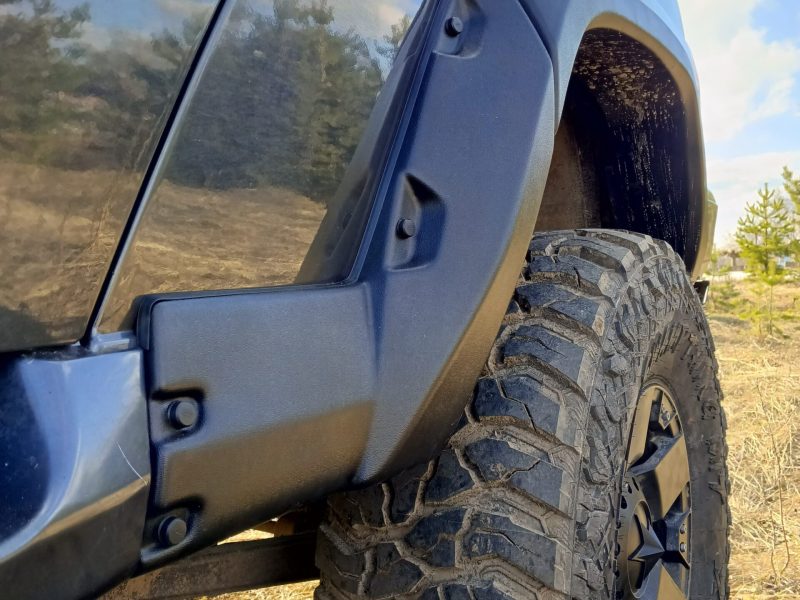 Расширители колесных арок UAZ Patriot Pickup Рестайлинг (с накладками на бампер) ТКУ31PR