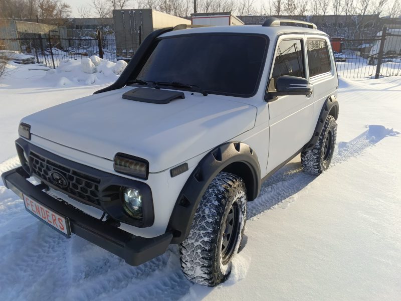Расширители колесных арок Lada Niva 3-дверная под резаные арки 21L